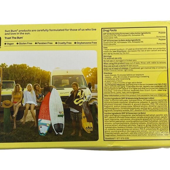 Sun Bum Day Tripper Kit With Sunscreen Lip Balm & Lotion "Good Vibes Only" - Picture 4 of 6